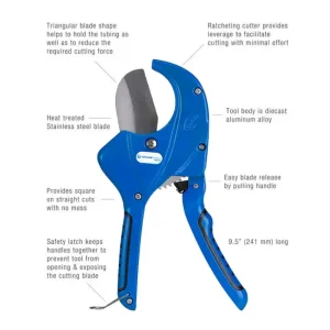 Jonard Large Fiber Duct Cutter - view 3