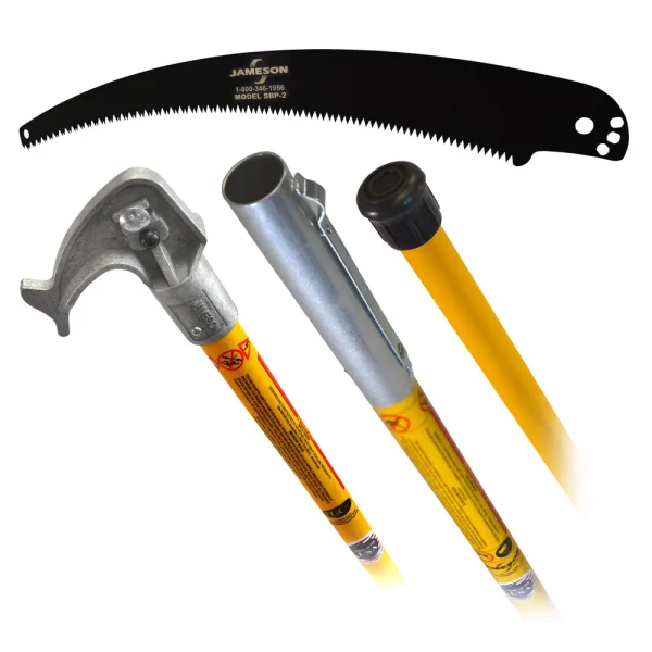 Pole Saw Kit–18 Foot Tree Trimming Kit With Saw Blade