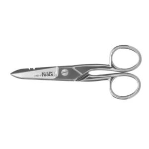 Klein Electrician’s Scissors, Nickel Plated