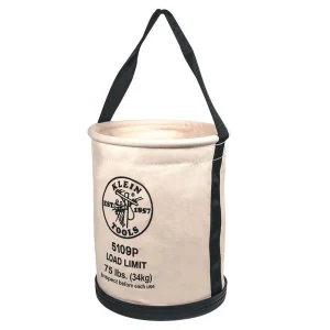 Klein Wide Straight-Wall 12″ Canvas Tool Bucket with Molded Bottom