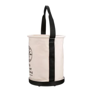 Klein Wide Straight-Wall 12″ Canvas Tool Bucket with Molded Bottom - view 2