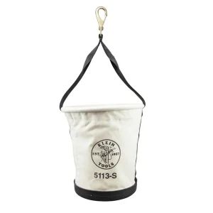 Klein Tapered-Wall Canvas Bucket with Swivel Snap