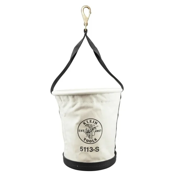 Klein Tapered-Wall Canvas Bucket with Swivel Snap