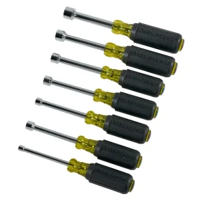 Klein Nut Driver Set, 3-Inch Shafts, Cushion Grip, 7-Piece - view 4