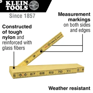 Fiberglass Folding Rule – Inside Reading - view 2