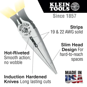Klein Needle Nose Side Cutting Pliers - view 3