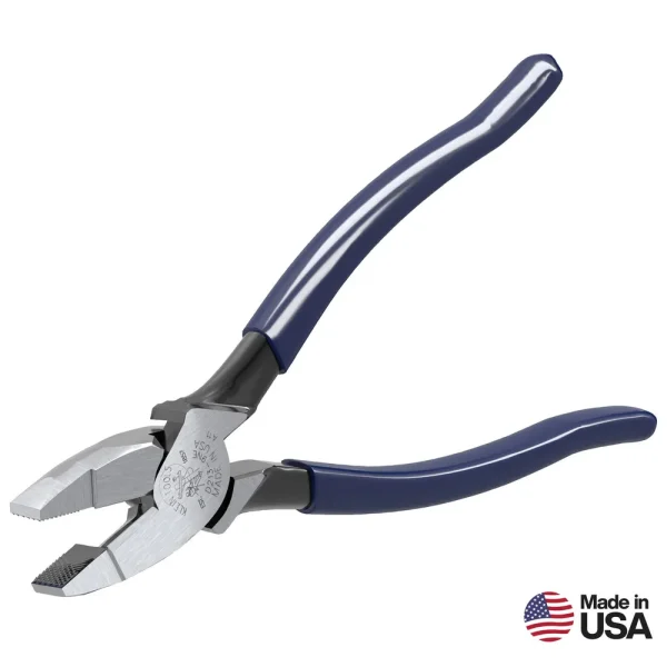 Klein Lineman’s Pliers, New England Nose – 9-Inch