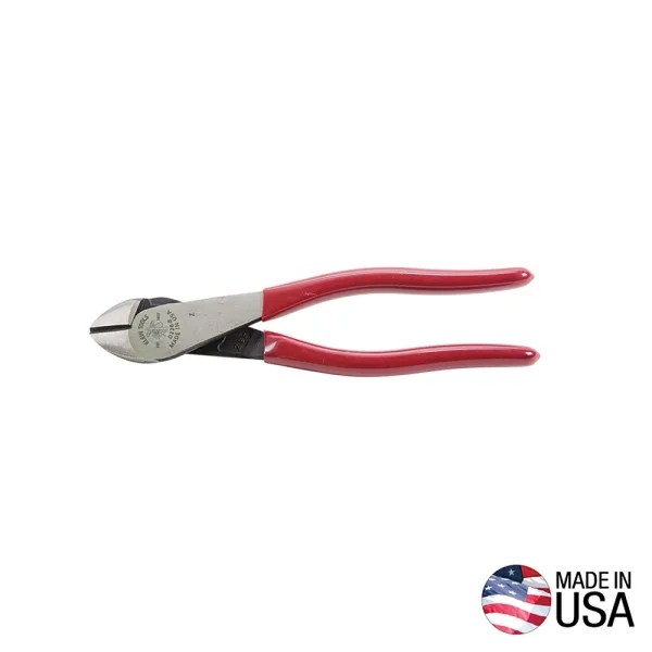 Klein High-Leverage Diagonal Cutting Pliers – 8-Inch