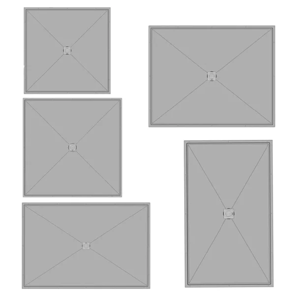 KurbX Structural Shower Pan – Center Drain | 48″ x 48″