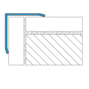 Laticrete Corner Protection Profile (CP3) | 1″ / Brushed Stainless Steel - view 3