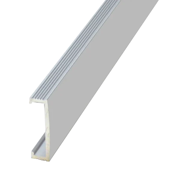 Laticrete Decorative Border Profiles – Style 1 | Brushed Brass Anodized Aluminum