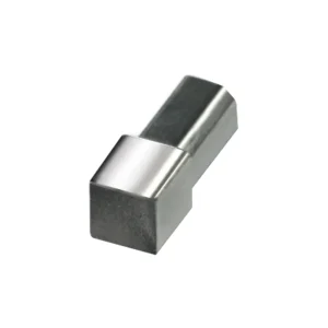 Laticrete Square Edge (SQ5) Inside/Outside Corner | 9/32″ / Brushed Stainless Steel
