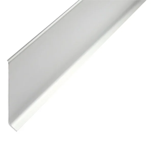 Laticrete Skirting Profile – Style 1 (SK1) | 1/4″ / Brushed Stainless Steel