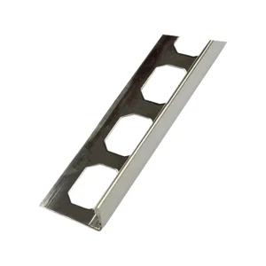 Laticrete L-Shape Edging Profile (LS5) | 304 Stainless Steel / 1/8″ / Polished Stainless Steel