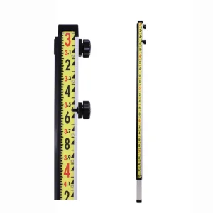 LaserLine GR1000T Direct Reading Lenker Rod, 10 foot – Feet, Tenths, Hundreths