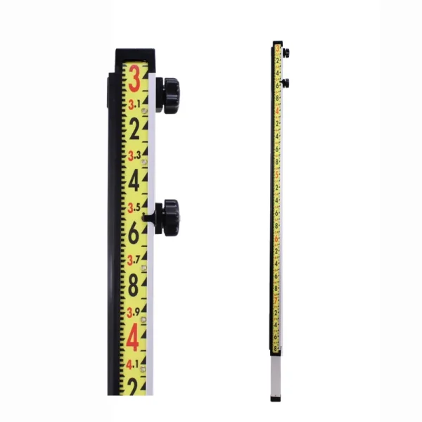 LaserLine GR1000T Direct Reading Lenker Rod, 10 foot – Feet, Tenths, Hundreths