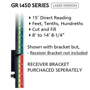 LaserLine GR1450 15-Foot Direct Reading Laser Grade Rod - view 3