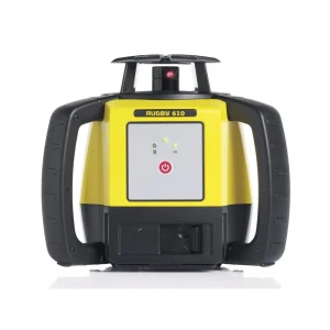Leica Rugby 610 Red Beam Rotary Laser Package (6008614) with Rod Eye 140 Receiver – Alkaline - view 4