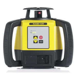 Leica Rugby 620 Red Beam Rotary Laser Package (6011152) with Rod Eye 120 Receiver – Alkaline - view 3