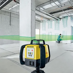 Leica Rugby 640G Green Beam Laser Interior / Exterior Package (6011486) with Deluxe RE120G Receiver  - view 2