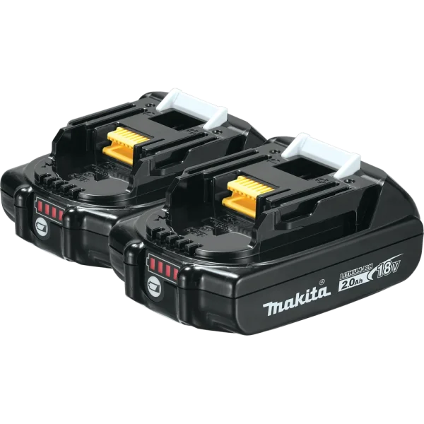 Makita 18V LXT Lithium Ion Compact 2.0Ah Battery, 2 Pack