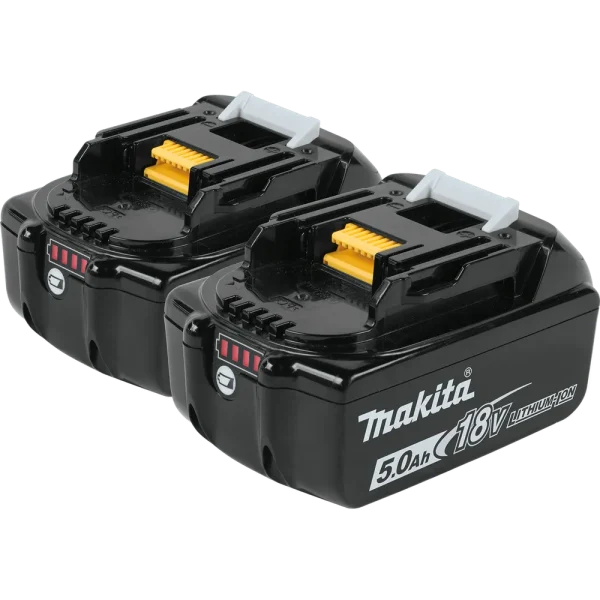 Makita 18V LXT Lithium Ion 5.0Ah Battery, 2 Pack