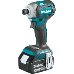 Makita 18V LXT Lithium Ion Brushless Cordless Quick Shifta Mode, 4 Speed Impact Driver Kit (5.0Ah) - view 2