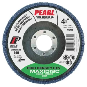EXV Zirconia Maxidisc High Density Flap Disc 4-1/2″ x 7/8″ T29