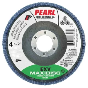 Pearl EXV Zirconia Maxidisc Flap Disc 4-1/2″ x 5/8″-11 Z60 T27