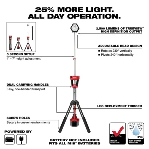 M18 ROCKET Dual Power Tower Light - view 2