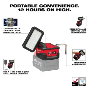 M18 Compact Folding Flood Light - view 2