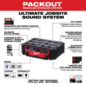M18 PACKOUT Radio + Charger - view 3
