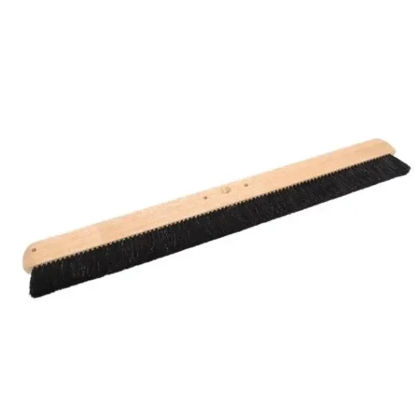 48″ Wood Backed Concrete Broom (Horsehair Bristles)