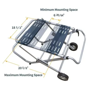 POWERTEC Rolling Foldable Table Saw Stand - view 3