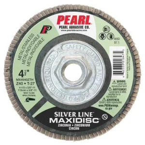Silver Line Zirconia Maxidisc Flap Disc 4-1/2″ x 5/8″-11 Z40 T27