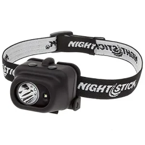 Bayco Nightstick Black LED Multi-Function, Dual-Light Headlamp