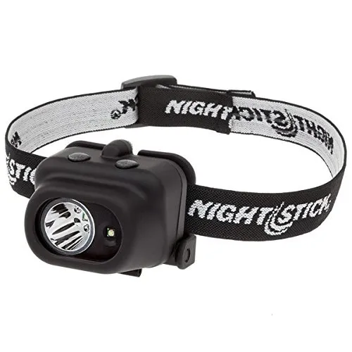 Bayco Nightstick Black LED Multi-Function, Dual-Light Headlamp
