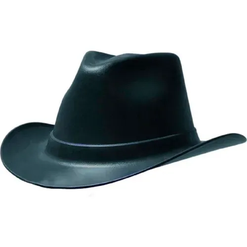 OccuNomix VCB200 Vulcan Cowboy Hard Hat – 6-Point Ratchet Suspension – Black