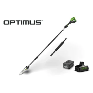 Optimus 82V 10″ Polesaw with Carbon Fiber Shaft Kit | CORE300 Battery & Charger