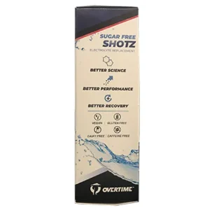 Overtime Electrolyte Replacement SHOTZ (10 individual packs per box) - view 2