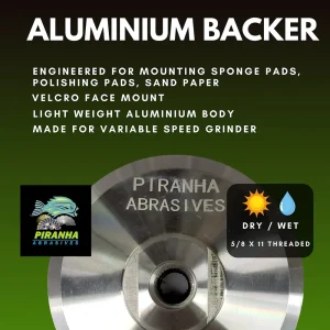 Piranha Aluminum Backer Pad - view 2