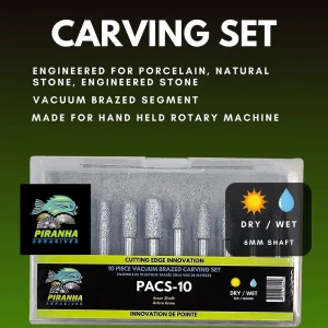 Piranha 10-Piece Carving Set - view 2
