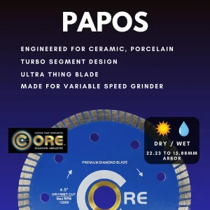 PAPOS Diamond Blade | 4″ - view 2