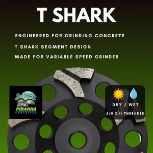 T-Shark Grinding Cup | 5″ - view 2