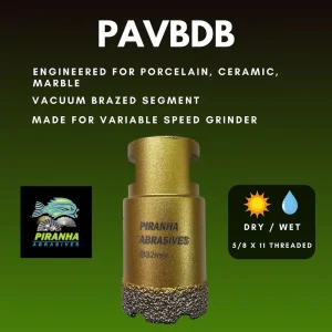 Piranha Abrasives PAVBDB Coring Bits | 1/4″ - view 2