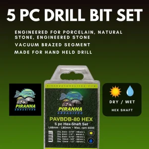 PAVBDB 5-PC Hex Shaft Set - view 2