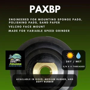 Piranha Abrasives Standard Issue Backer Pads | 4″ / Rigid - view 2