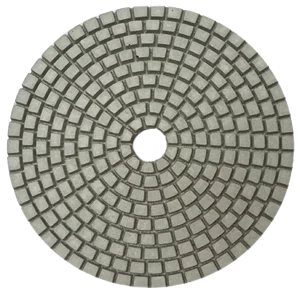Piranha Wet White Polishing Pads | 50 Grit