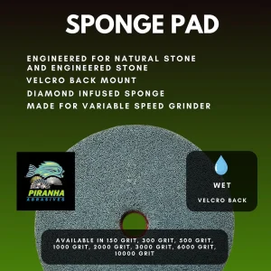 Piranha Abrasives Sponge Pad | 3000 Grit - view 2