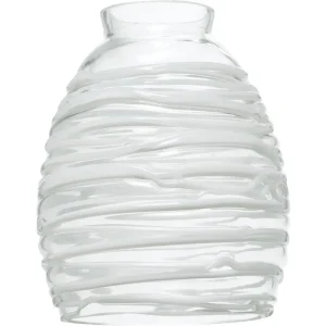 Westinghouse Clear with White Rope Glass Shade, 2.25 in